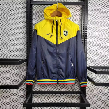 Corta Vento Seleção Brasileira 24/25 - Amarelo e Azul