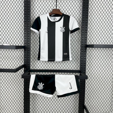 Kids Corinthians 24/25 Third - Preto e Branco