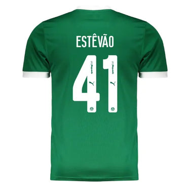 Camisa Palmeiras Home 25/26 Jogador - Verde #Estêvão41