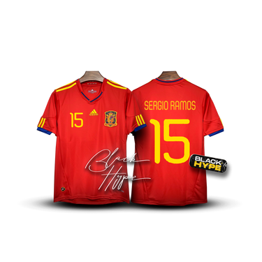 Camisa Sérgio Ramos Espanha 2010 Legend