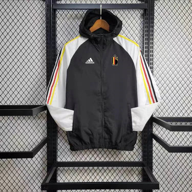 Corta Vento Bélgica 24/25 - Preto e Branco