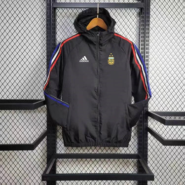 Corta Vento Argentina 24/25 - Preto e Vermelho