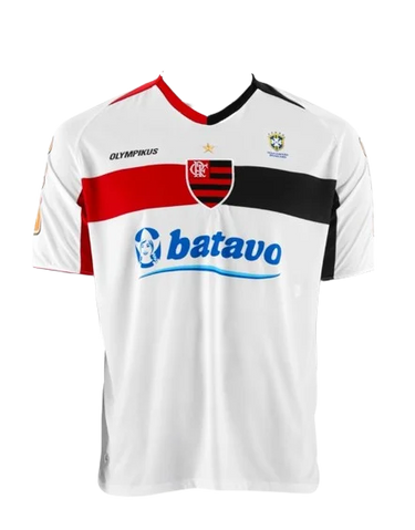 Camisa Flamengo Retrô 2010 - Branco